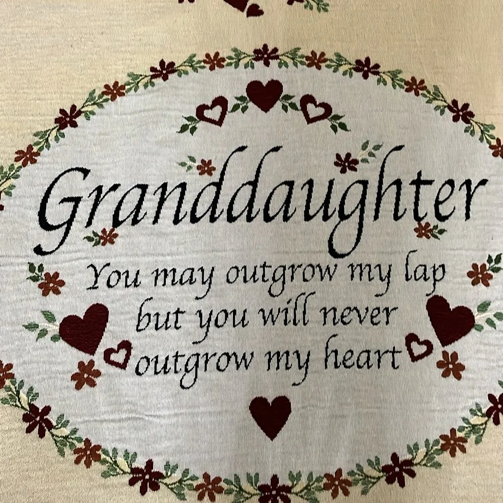 Granddaughter throw blanket - Picture 2 of 5